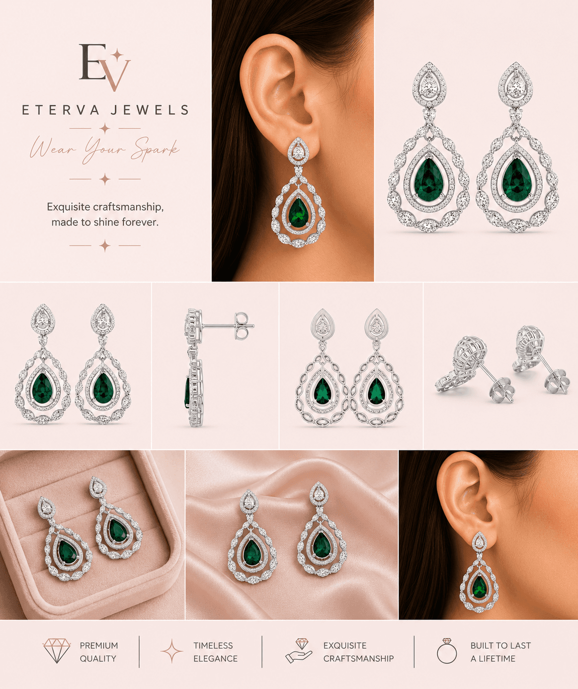 Roselle Earrings 3
