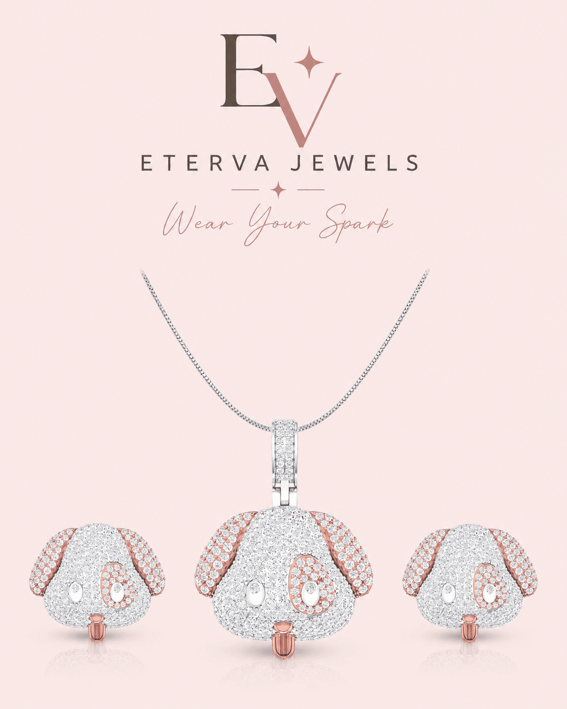Puppy Love Pendant Set