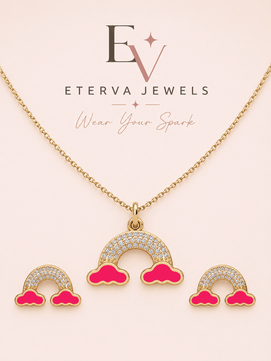 Rainbow Dreams Pendant Set
