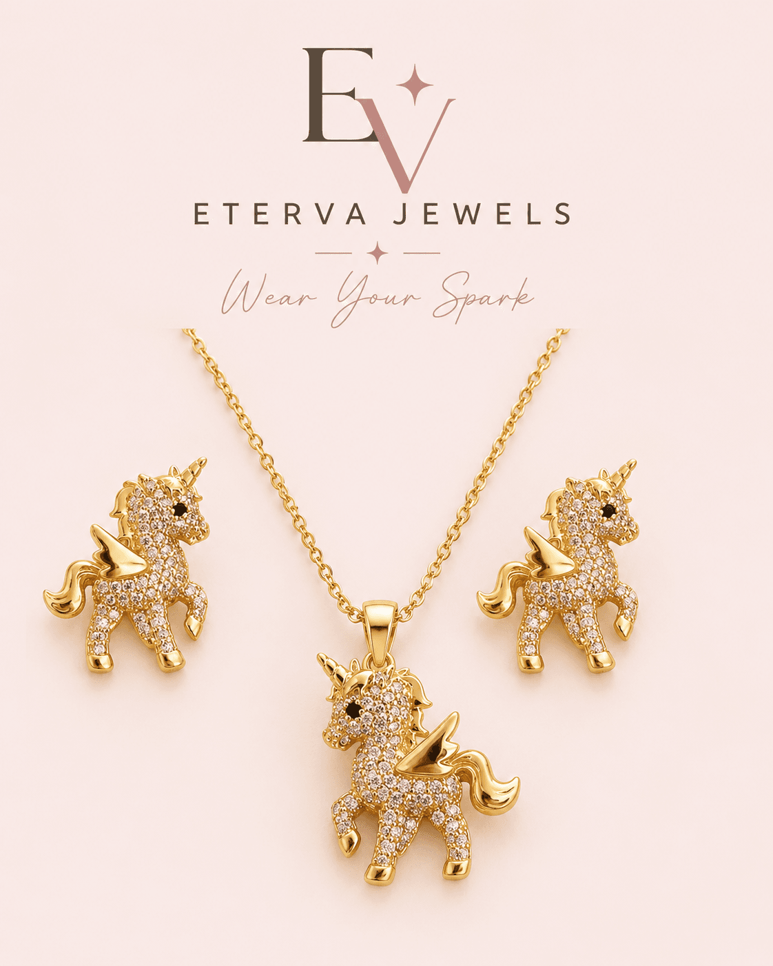 Unicorn Dreams Pendant Set