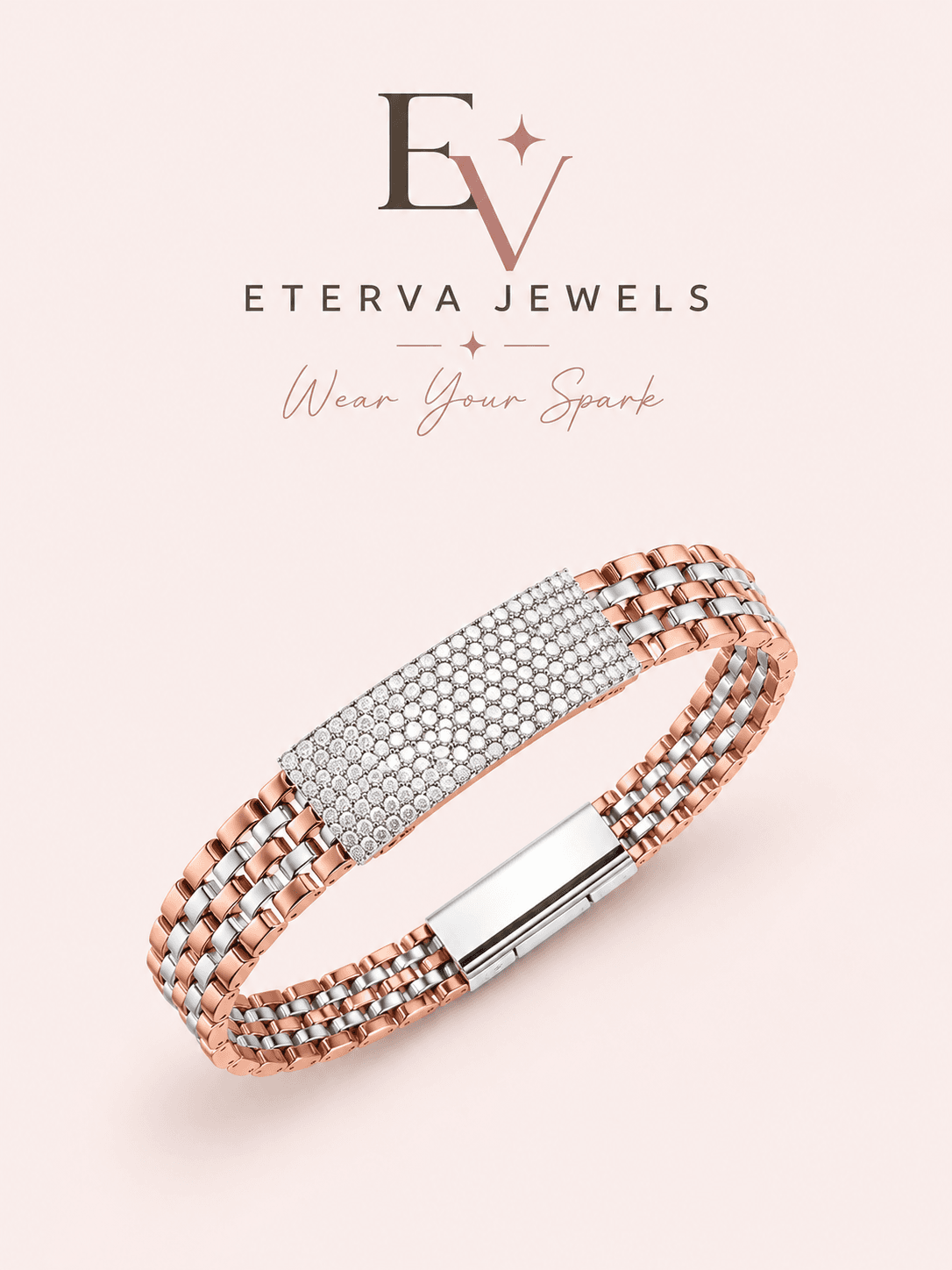 Rose Link Bracelet