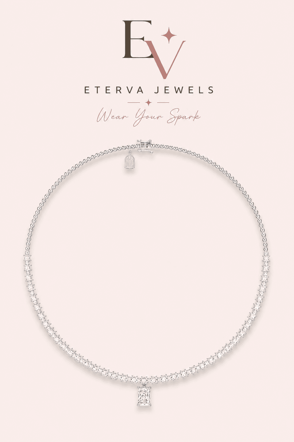 Radiant Solitaire Necklace